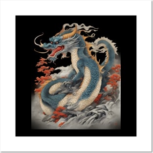 Chinese New Year Dragon Posters and Art